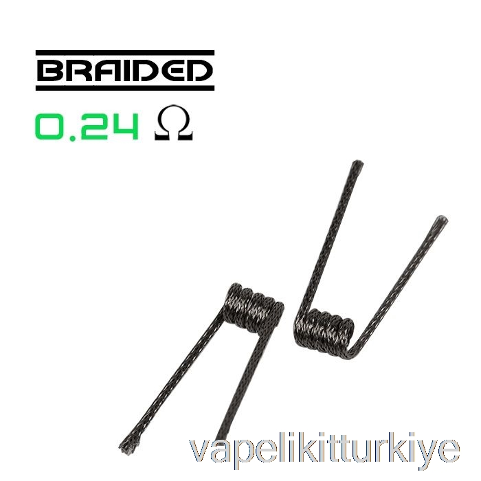 Vape Türkiye Wotofo Comp Wire - önceden Oluşturulmuş Bobinler 0.24ohm örgülü - 10'lu Paket